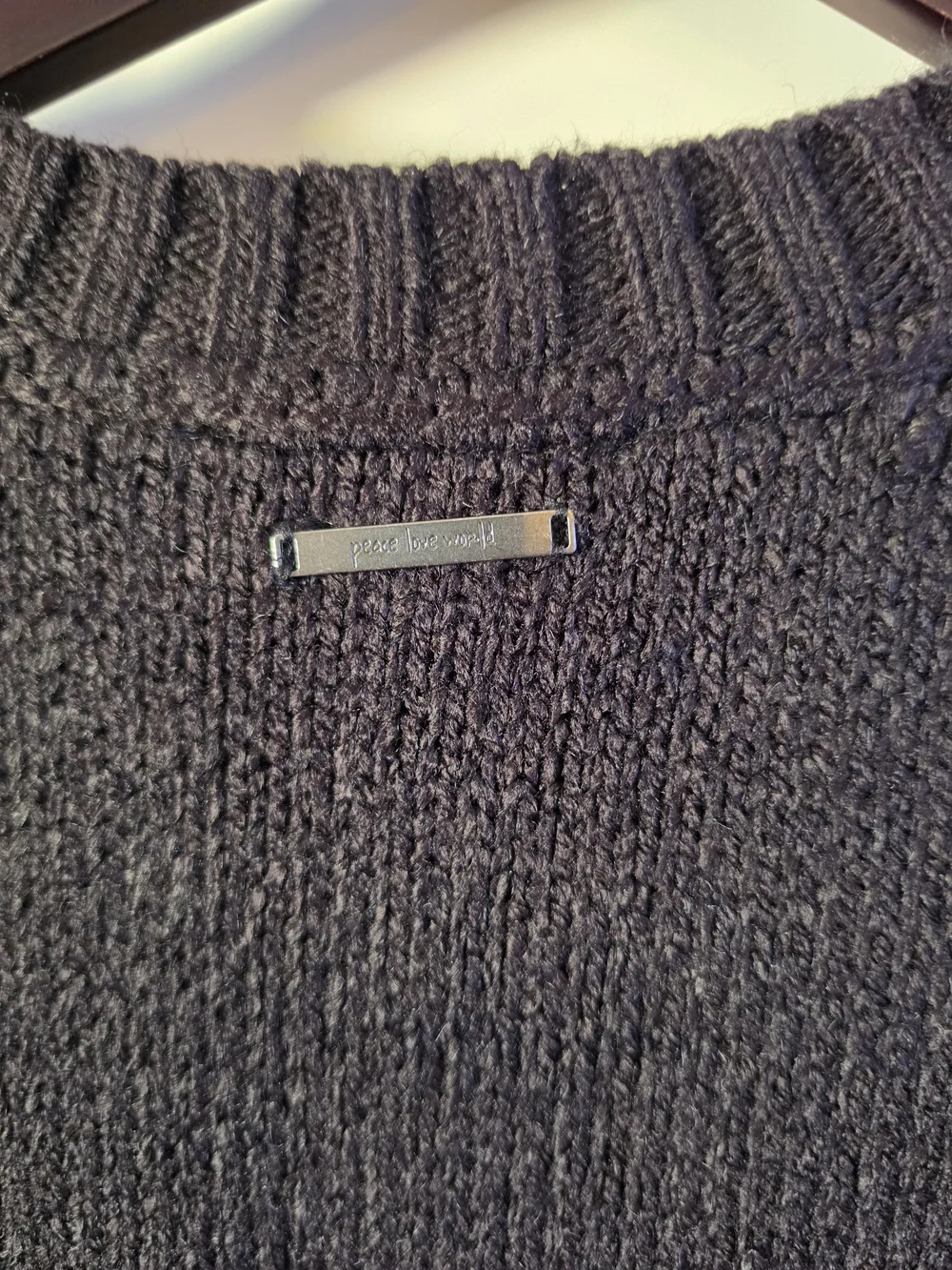 Love Graphic Black Women's Sweater